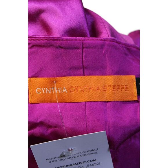Cynthia Cynthia Steffe Womens Sleeveless Mid Calf Dress Pink Size 12 - Picture 4 of 4